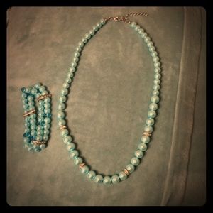 MATCHING Necklace and bracelet set